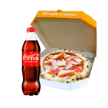 Pizza set + piće.